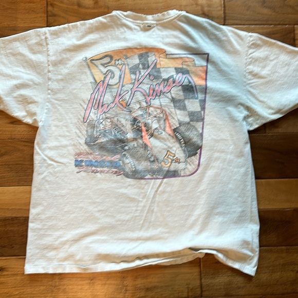 Vtg signed Mark Kinser sprint racing T - Picture 6 of 6